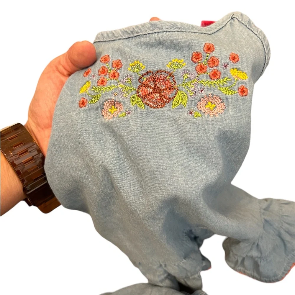 Vince Camuto denim and floral summer set